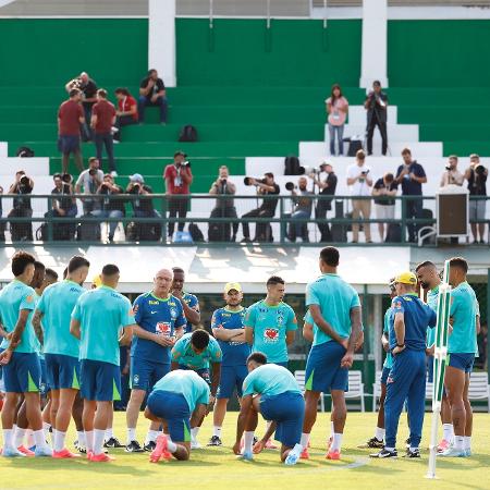 Treino da seleção brasileira no CT do Palmeiras - Rafael Ribeiro/CBF