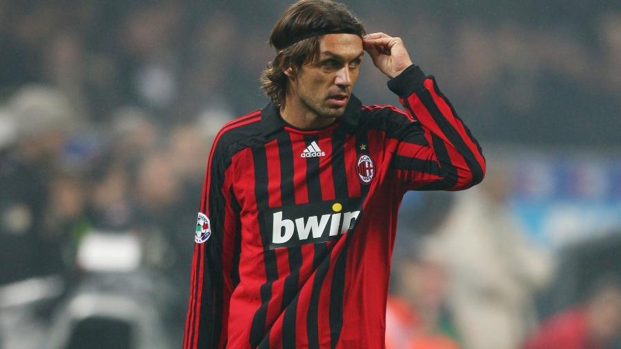 Paolo Maldini foi ídolo do Milan - Michael Steele/Getty Images