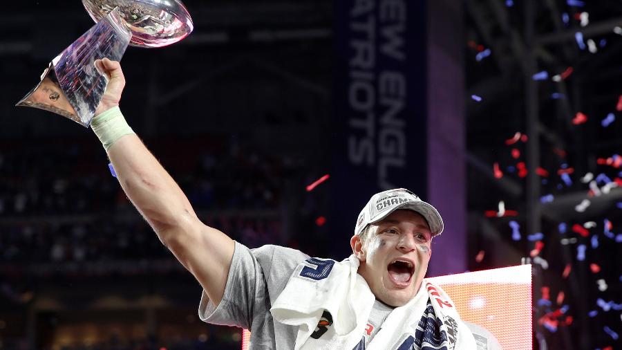 Rob Gronkowski conquistou três vezes o Super Bowl - Lucy Nicholson/Reuters