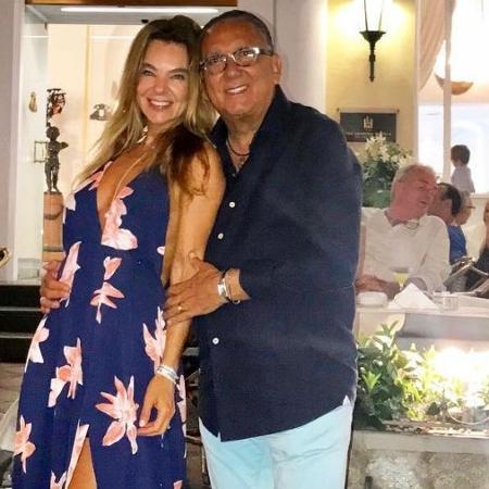 Galvão Bueno e a mulher, Desirée Soares - Reprodução/Instagram