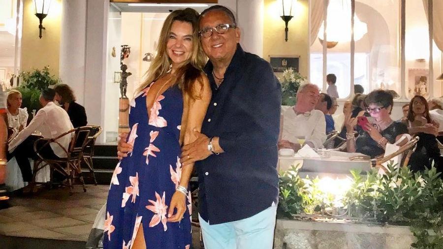 Galvão Bueno e a mulher, Desirée Soares - Reprodução/Instagram