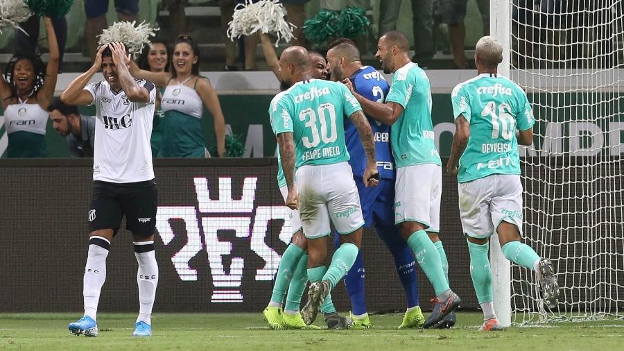 Palmeiras e Ceará se enfrentaram no Campeonato Brasileiro do ano passado - Divulgação/Palmeiras