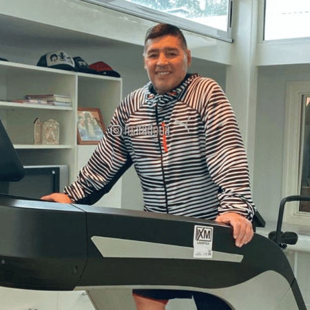 Maradona aproveitou a quarentena para cuidar da saúde - Reprodução / Instagram