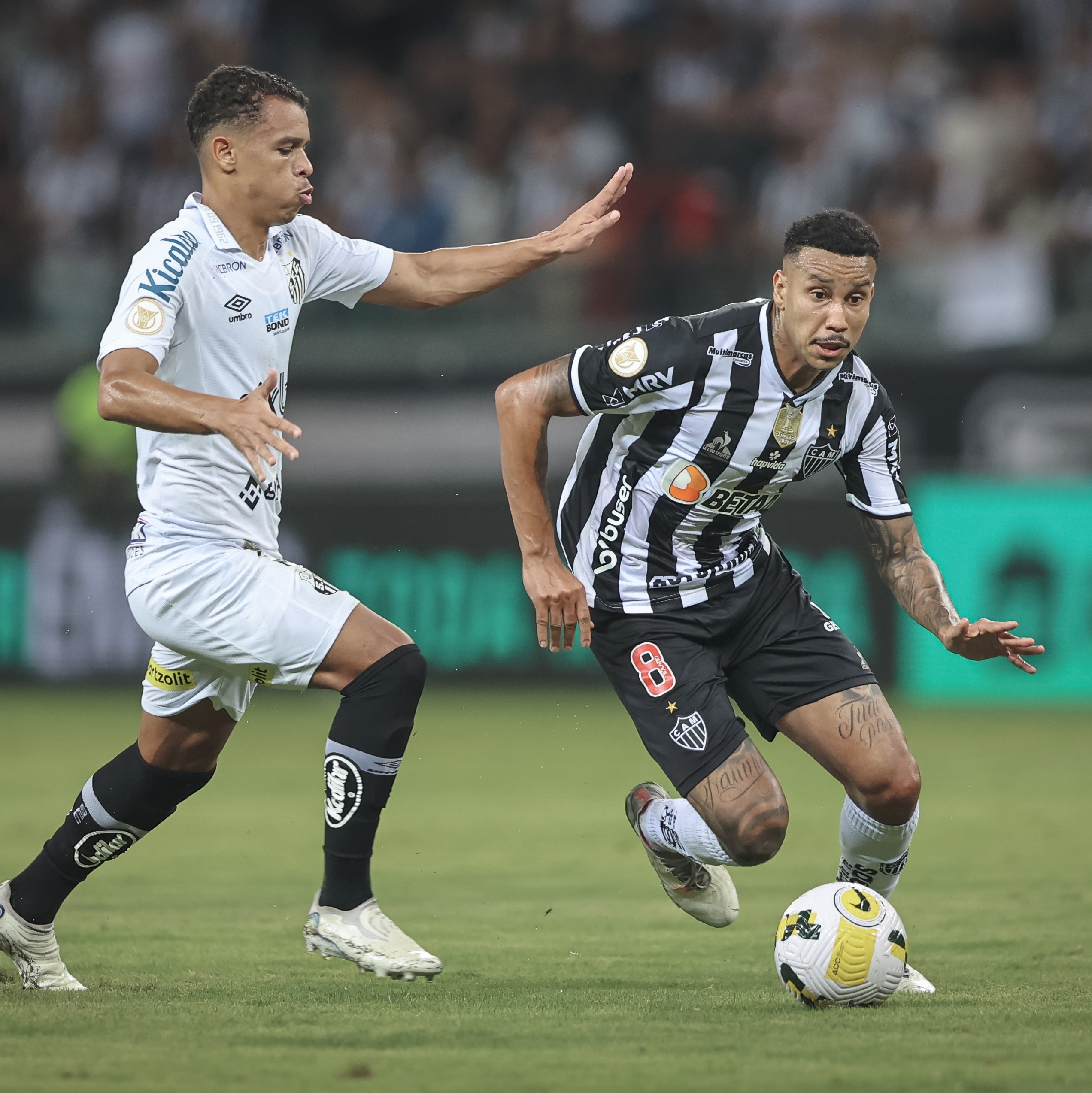 Quem fez o gol do Santos contra o Atlético Mineiro?