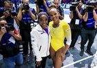 Simone Biles diz que torce por Rebeca Andrade antes de duelo nas Olimpíadas - Ricardo Bufolim/CBG