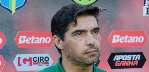 Abel critica gramado do Barradão e elogia desempenho do Palmeiras como 