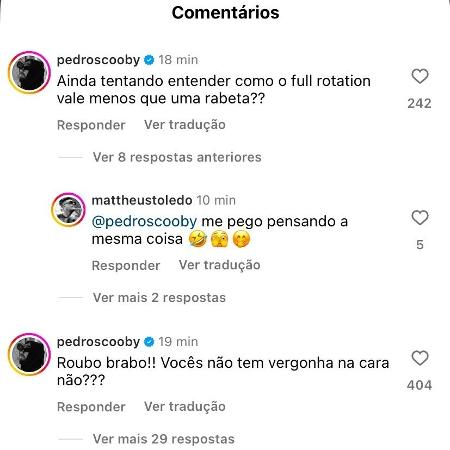 Pedro Scooby reclamou nas redes sociais da WSL Pedro Scooby reclamou nas redes sociais da WSL