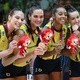 Brasil vence Japão no tiebreak e fatura bronze no Mundial de vôlei feminino - AMAURY PAUL/AFP