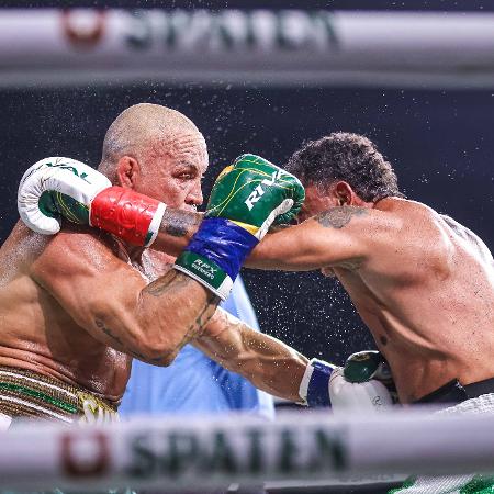 Popó e Wanderlei Silva se enfrentam em luta no Spaten Fight Night 2 Popó e Wanderlei Silva se enfrentam em luta no Spaten Fight Night 2