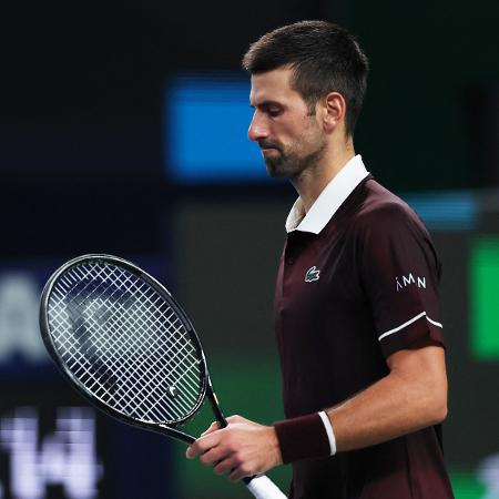 Novak Djokovic durante partida contra Jan-Lennard Struff no ATP 500 da Basileia