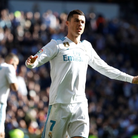 Cristiano Ronaldo em clássico entre Real Madrid e Barcelona - PAUL HANNA/REUTERS