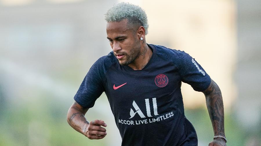 Neymar treina pelo PSG - Paris Saint-Germain Football/PSG via Getty Images