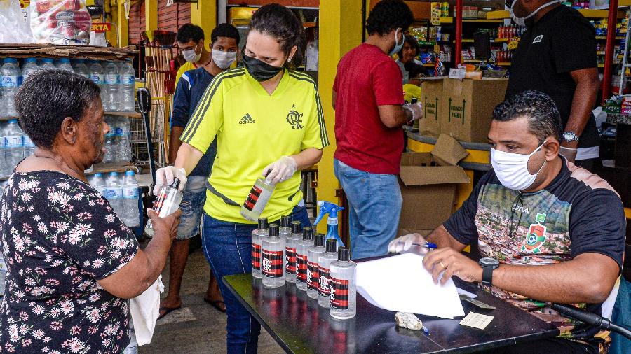 Flamengo realizará doações a ambulantes do Maracanã - Marcelo Cortes / Flamengo