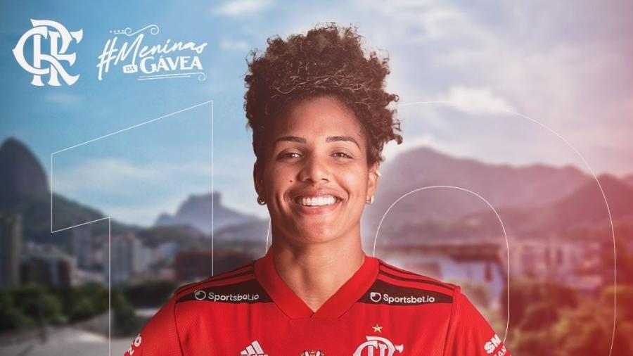 Duda, jogadora do Flamengo - Divulgação