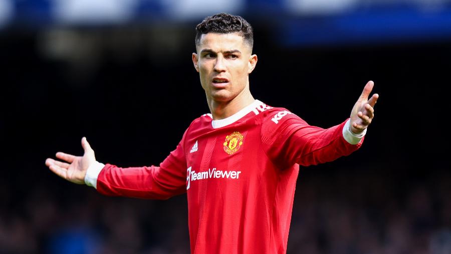 Cristiano Ronaldo, ídolo do Manchester United, em ação no Campeonato Inglês - Robbie Jay Barratt/Getty