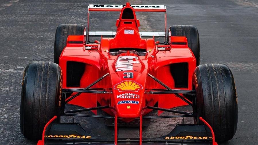 Ferrari F300 usada por Schumacher na temporada de 1998 da Fórmula 1 - Reprodução/Twitter