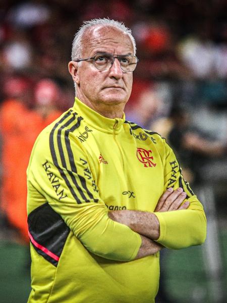 Dorival Jr, técnico do Flamengo, em jogo contra o Fortaleza pelo Brasileirão - LUCAS EMANUEL/AGIF - AGÊNCIA DE FOTOGRAFIA/ESTADÃO CONTEÚDO