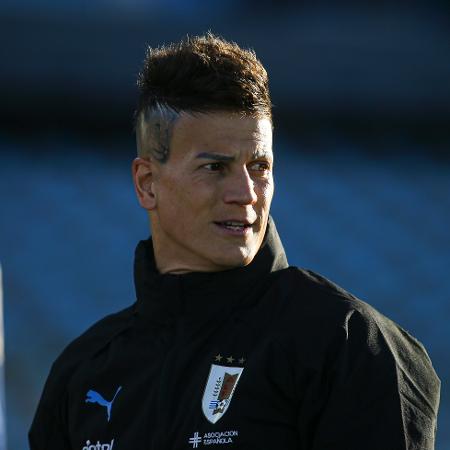 Sebastián Sosa, goleiro do Uruguai, em jogo contra o Panamá -  Ernesto Ryan/Getty Images