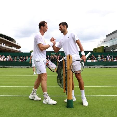 Andy Murray e Novak Djokovic iniciaram parceria após a aposentadoria do inglês como jogador