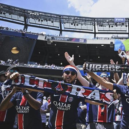 Ultras do PSG chegaram ao Mundial e tiveram "tratamento vip" no Metlife Stadium contra o Real Madrid