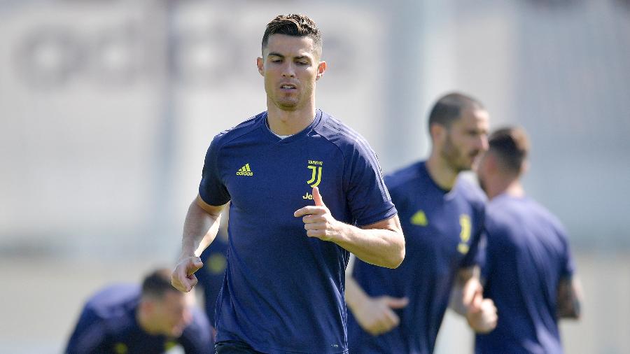 Cristiano Ronaldo participa de treino da Juventus - Daniele Badolato - Juventus FC/Juventus FC via Getty Images