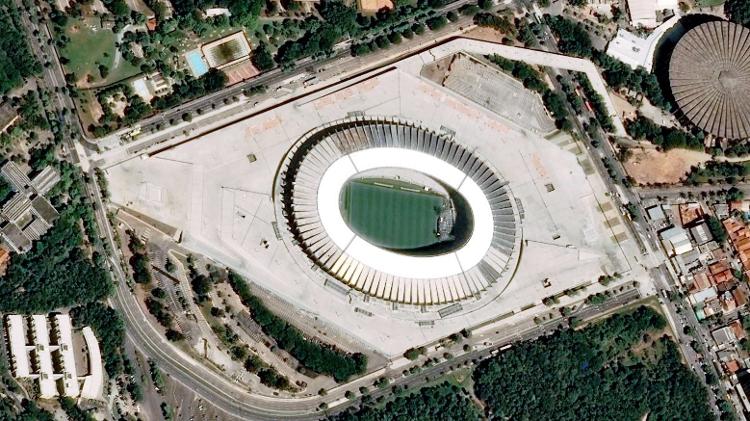 Estádio Mineirão - Belo Horizonte - Pléiades, © Cnes, Distribuição Airbus DS - Pléiades, © Cnes, Distribuição Airbus DS