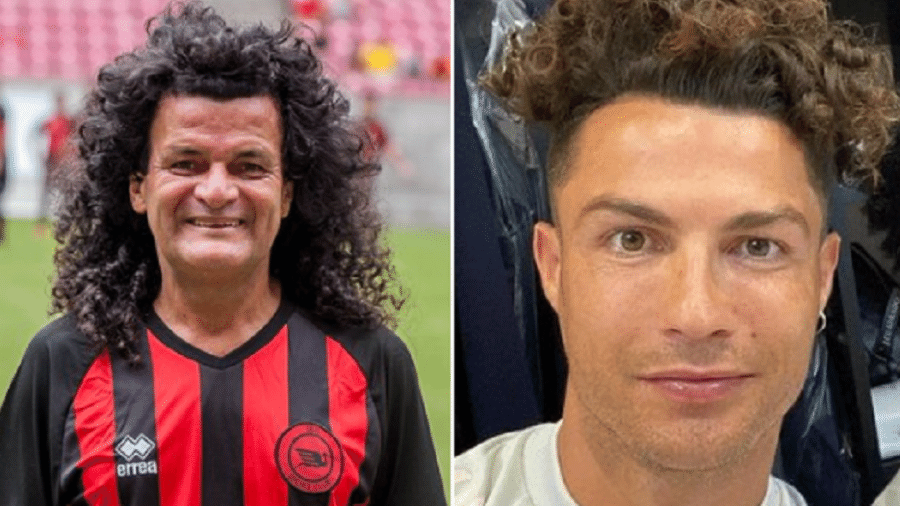 Mauro Shampoo ou Cristiano Ronaldo, quem tem mais estilo?  - Reprodução