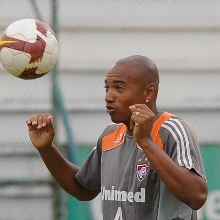 Luiz Alberto durante treinamento do Fluminense em 2009 - Photocamera