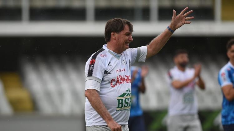 Bolsonaro nods - Ivan Sartori / Santos FC - Ivan Sartori / Santos FC