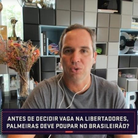 Caio Ribeiro vê Palmeiras na final da Copa Libertadores - Reprodução/SporTV
