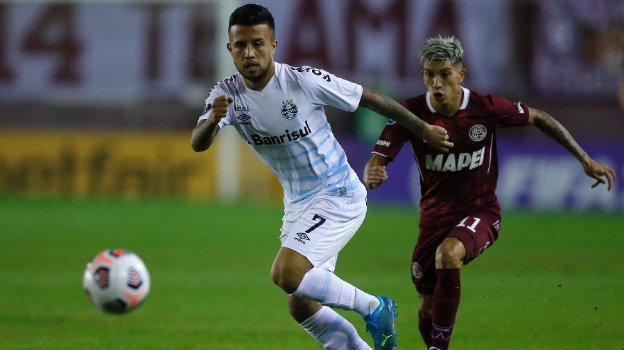 Matheus Henrique poderá voltar a atuar pelo Grêmio na semifinal do Gauchão -  Agustin Marcarian - Pool/Getty Images