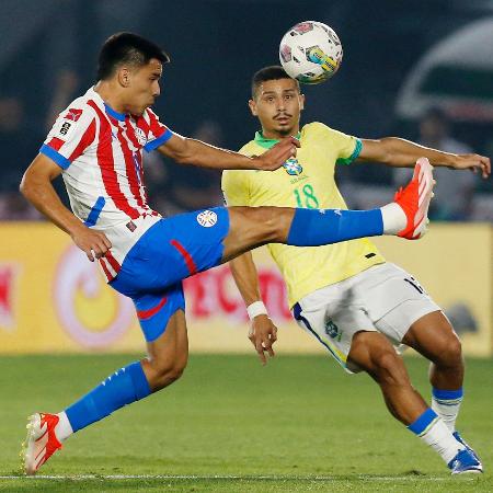 André x Diego Gómez em Paraguai x Brasil, primeiro turno André x Diego Gómez em Paraguai x Brasil, primeiro turno