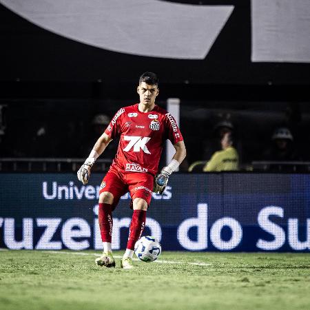 Gabriel Brazão, goleiro do Santos Gabriel Brazão, goleiro do Santos