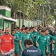Palmeiras: Jogadores participam de festa com a torcida antes ida para o Super Mundial