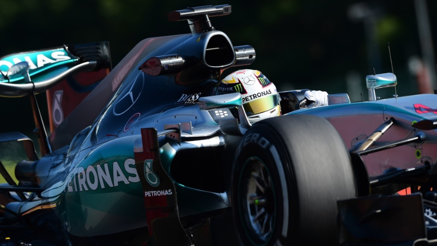Lewis Hamilton, da Mercedes, em Spa - Emmanuel Dunand/AFP