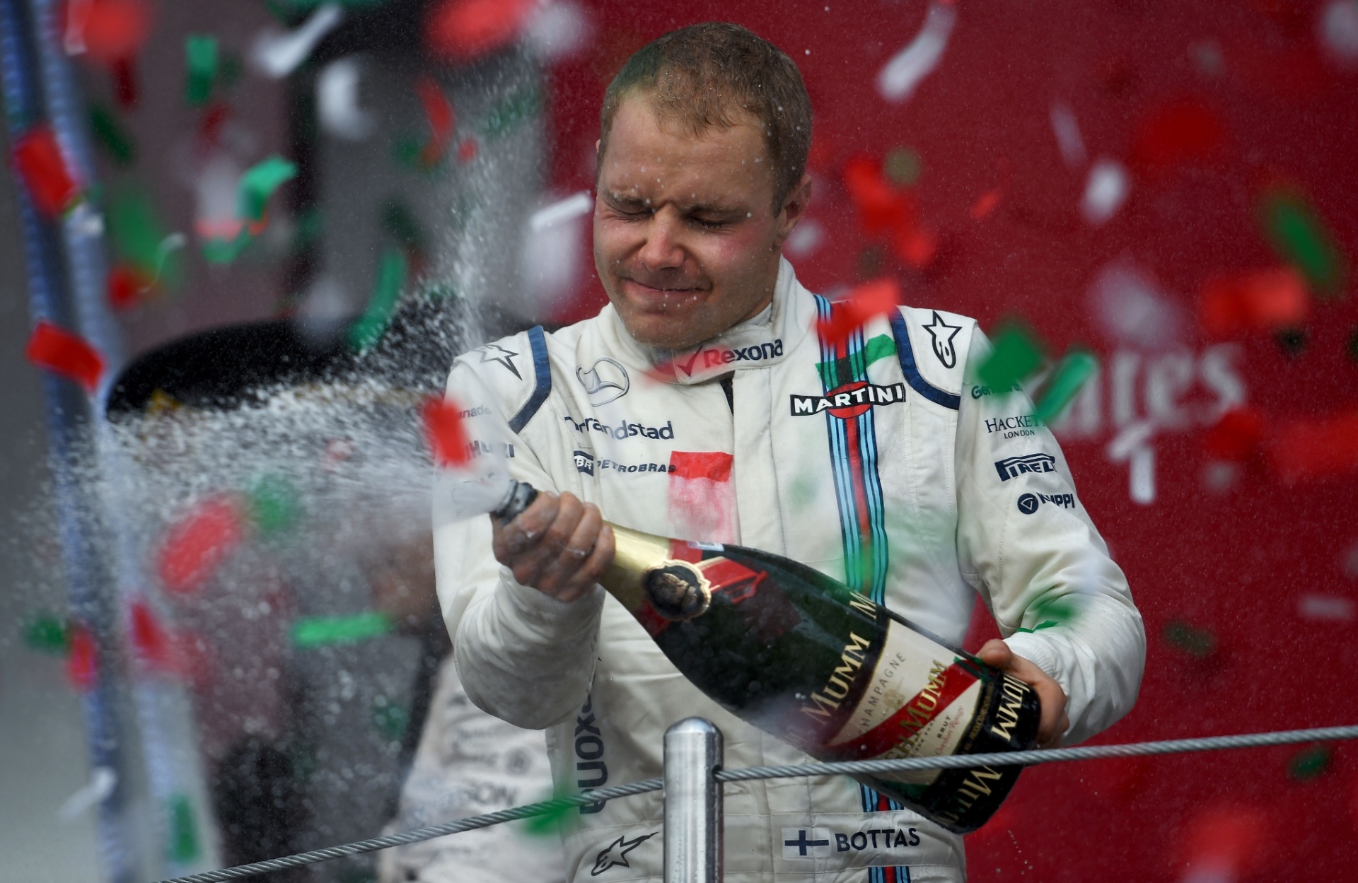 Valtteri Bottas no pódio do GP do México - Lars Baron/Getty Images