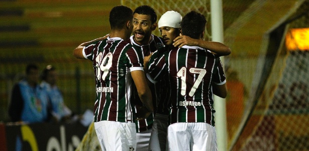 Fred e Gustavo Scarpa fizeram os três gols do Fluminense contra a Ferroviária -  NELSON PEREZ/FLUMINENSE F.C.