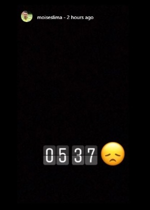 Noite de insônia? Moisés não consegue dormir após eliminação