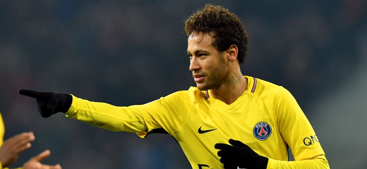 Neymar em ação pelo PSG; atacante gravou com a Globo e avançou na relação com a emissora - DENIS CHARLET