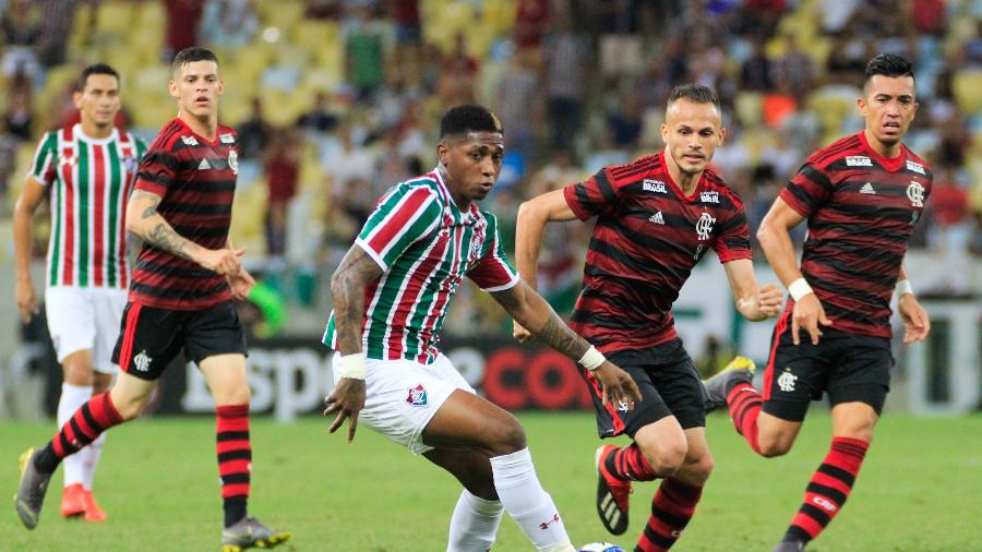 Flamengo e Fluminense se enfrentam neste domingo (9) no Maracanã pelo Campeonato Brasileiro - Jotta de Mattos/AGIF