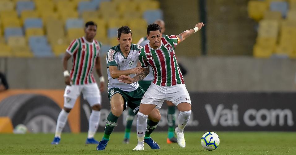 Luciano, do Fluminense, durante partida contra o Luverdense pela Copa do Brasil 2019
