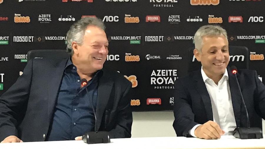 Técnico Abel Braga e presidente Alexandre Campello buscam soluções para melhor retomada na temporada - Bruno Braz / UOL