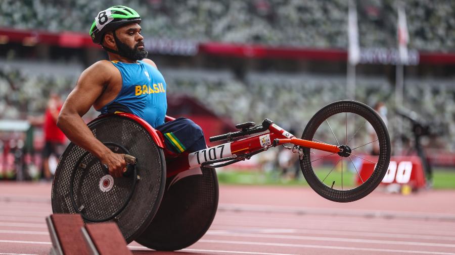 Ariosvaldo competindo nas Paralimpíadas de Tóquio - CPB/Divulgação