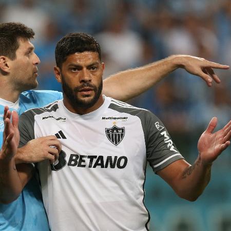 Hulk, atacante do Atlético-MG, durante partida contra o Grêmio