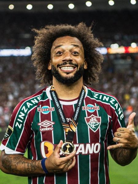 Marcelo possui cinco Champions, quatro Mundiais, uma Libertadores e uma Recopa