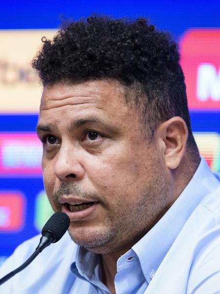 Ronaldo, em coletiva do Cruzeiro - Gustavo Aleixo/Cruzeiro