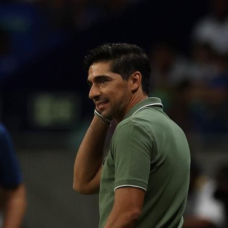 Abel Ferreira, técnico do Palmeiras, durante jogo contra o Bahia pelo Brasileirão