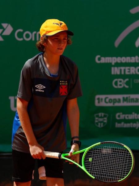 João Fonseca defendeu o Vasco em torneio infanto-juvenil em 2018, em Belo Horizonte (MG)