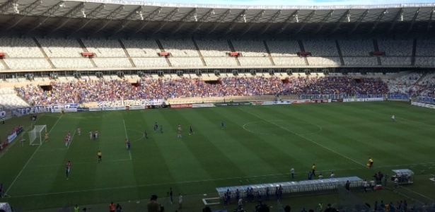 Torcida do Cruzeiro no Mineirão - Enrico Bruno/UOL Esporte - Enrico Bruno/UOL Esporte