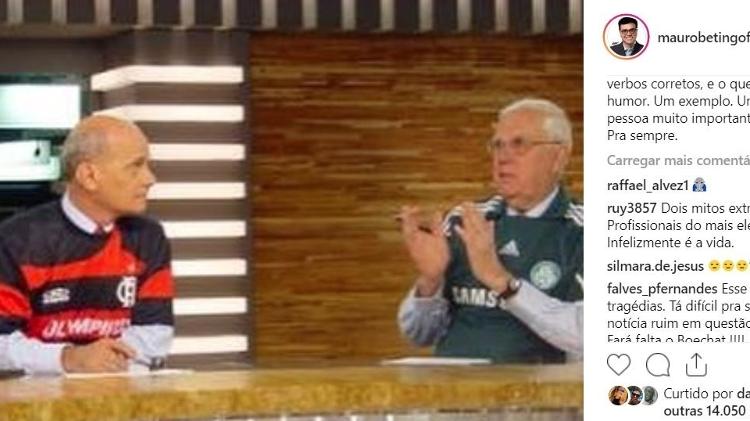 Boechat e Mauro Beting - Reprodução/Instagram - Reprodução/Instagram